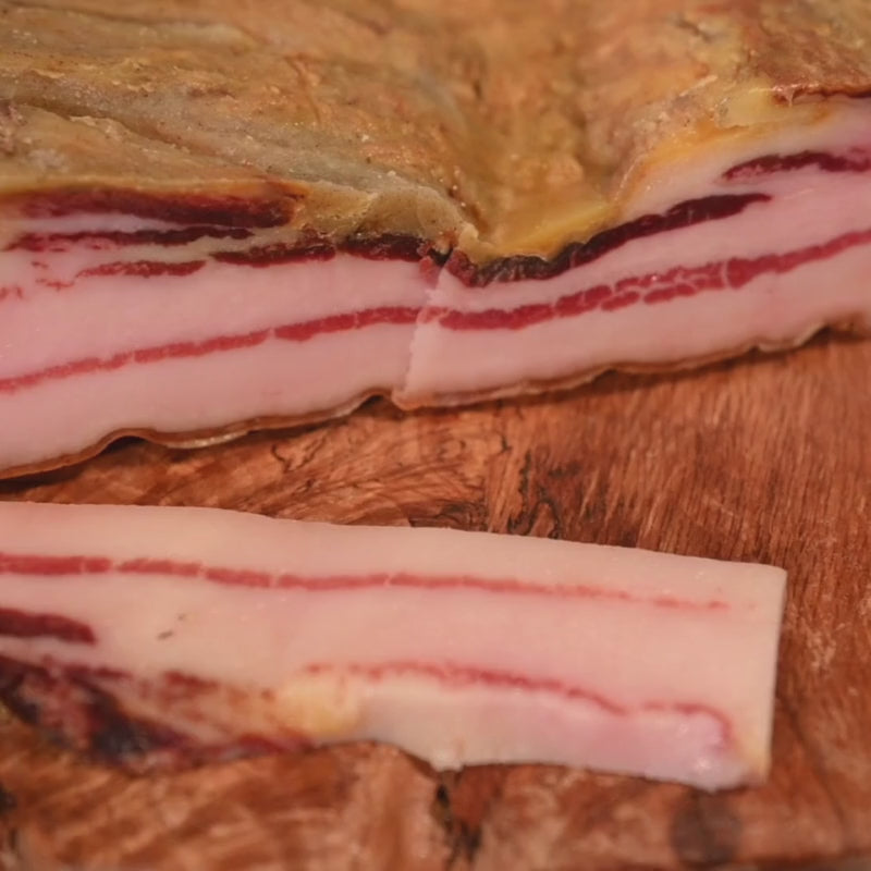 Pancetta Tesa di maiale "Antica Razza Pelatella"